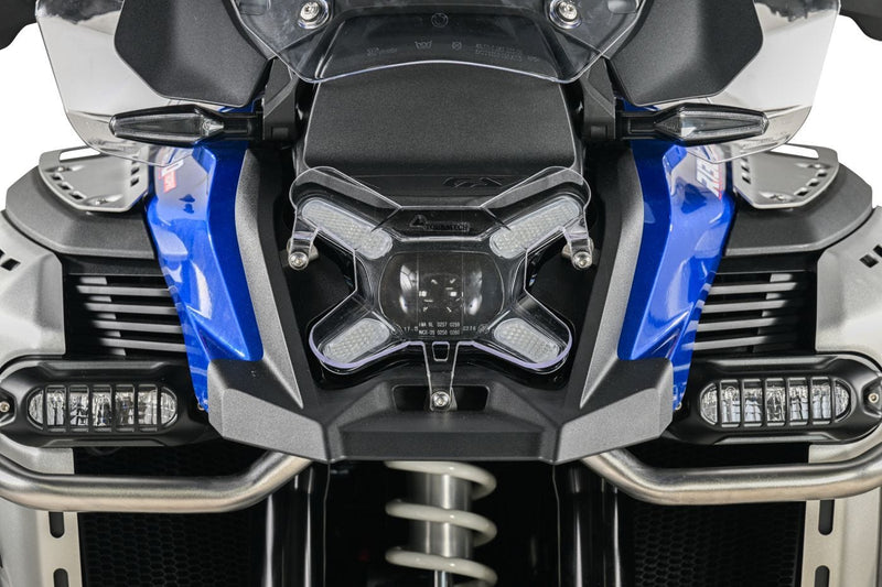 Touratech 01-035-5091-0 Headlight protector Makrolon with quick release fastener for R1300GS ADV *OFFROAD USE ONLY* koplampbeschermer Headlight protector Makrolon with quick release fastener for R1300GS ADV *OFFROAD USE ONLY*