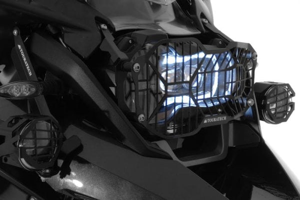 Touratech 01-045-5095-0 Touratech roestrijstalen koplampbeschermer voor BMW R1200 en R1250 GS en Adventure alleen voor offroad Koplamp beschermer