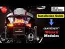 Moduły Weiser Wizards z przodu i z tyłu do BMW R1250GS i Adventure 2021+