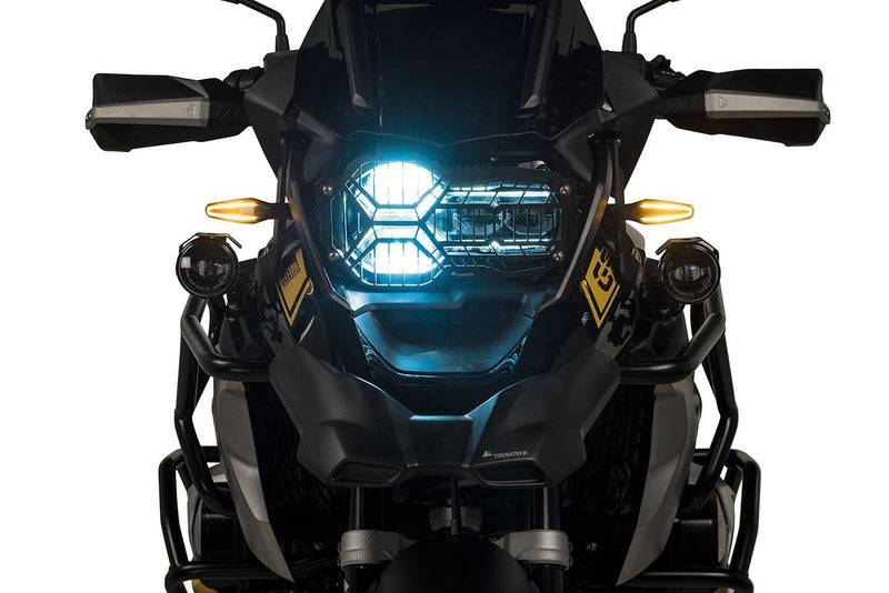 Touratech Touratech R 1200 GS en R 1250 GS en Adventure koplampbeschermer zwart Koplamp beschermer